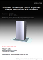 Adobe Acrobat 3D-PDF Beispiel fr eine Dunstabzugshaube