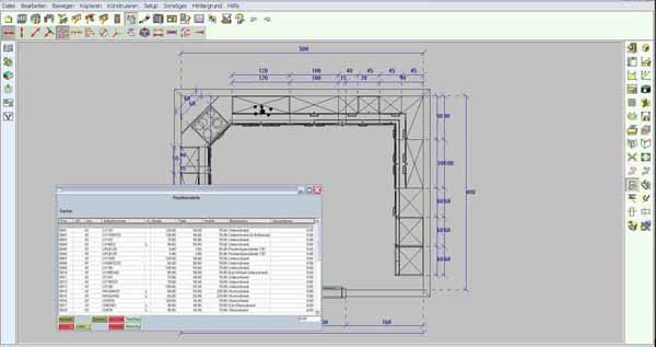 3D Kchenplanung Beispiel Zeichnung Kchenplne erstellen mit dem 3D CAD Kchenplaner als Kchenplanungssoftware und Kchenplanungsprogramm fr Kchenstudio zum Einrichten von Einbaukchen