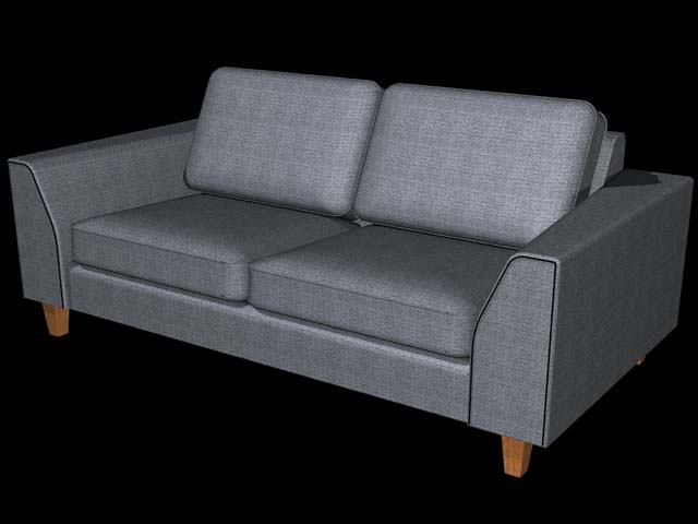 3D Polster Sofa Couch Mbel fr Webshop oder Konfigurator