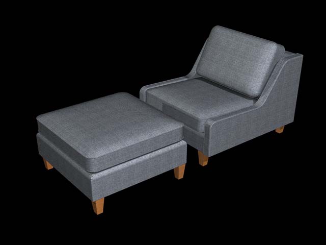3D Polster Sessel Couch Möbel für Webshop oder Konfigurator